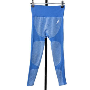 Do You Even Womens Impact Seamless  Leggings Size Small Blue Athleisure